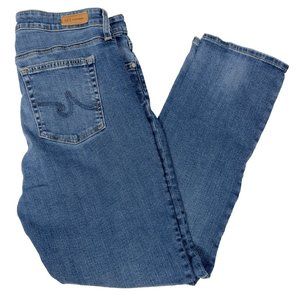 AG Adriano Goldschmied Women's Size 32 R Blue Jeans Straight Leg Jeans